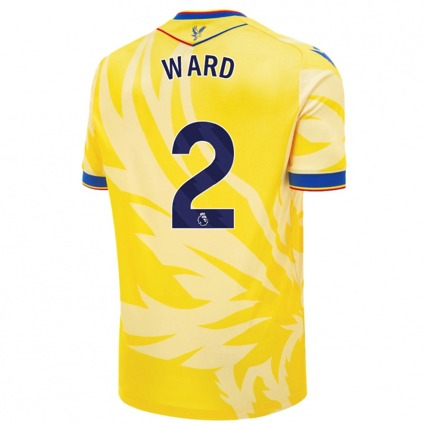 Danxen Men Joel Ward #2 Yellow Away Jersey 2024/25 T-Shirt