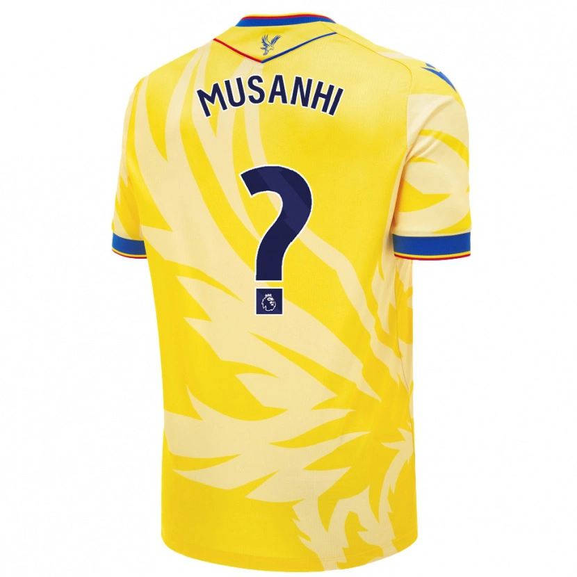 Danxen Men Kurai Musanhi #0 Yellow Away Jersey 2024/25 T-Shirt
