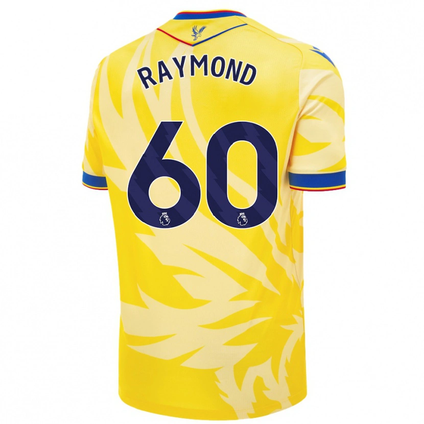 Danxen Men Jadan Raymond #60 Yellow Away Jersey 2024/25 T-Shirt