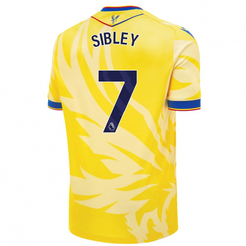 Danxen Men Isabella Sibley #7 Yellow Away Jersey 2024/25 T-Shirt