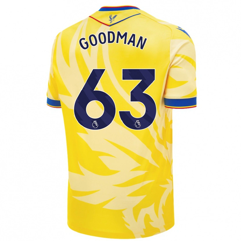 Danxen Men Owen Goodman #63 Yellow Away Jersey 2024/25 T-Shirt