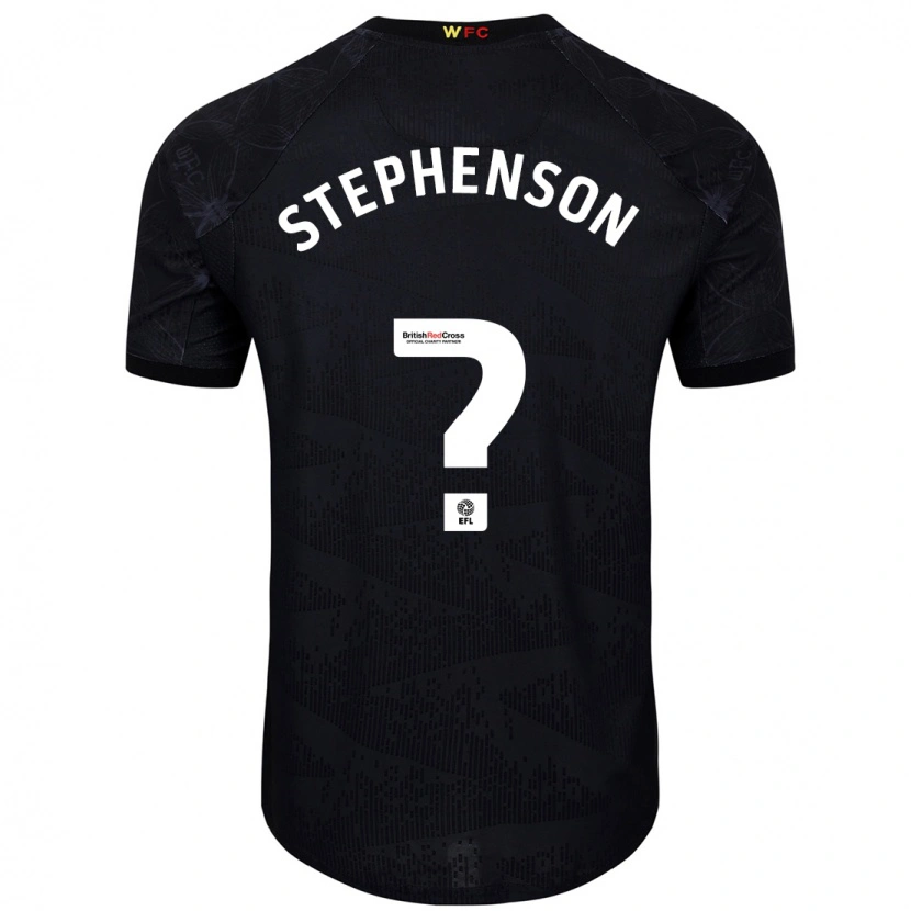 Danxen Men Ollie Stephenson #0 Black White Away Jersey 2024/25 T-Shirt