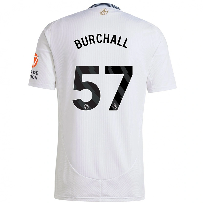 Danxen Men Ajani Burchall #57 White Away Jersey 2024/25 T-Shirt