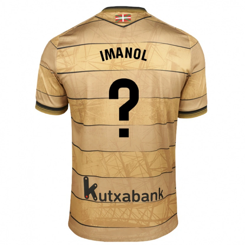 Danxen Men Imanol Ruiz #0 Brown Away Jersey 2024/25 T-Shirt