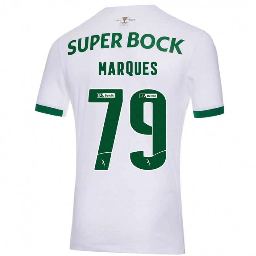 Danxen Men Rodrigo Marquês #79 White Green Away Jersey 2024/25 T-Shirt