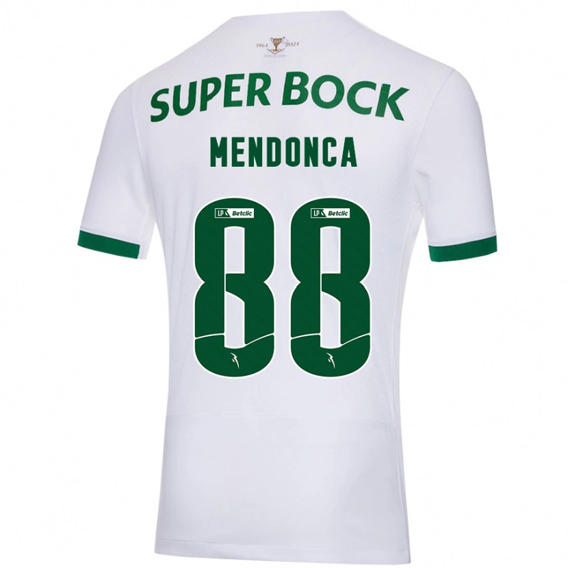 Danxen Men Manuel Mendonça #88 White Green Away Jersey 2024/25 T-Shirt