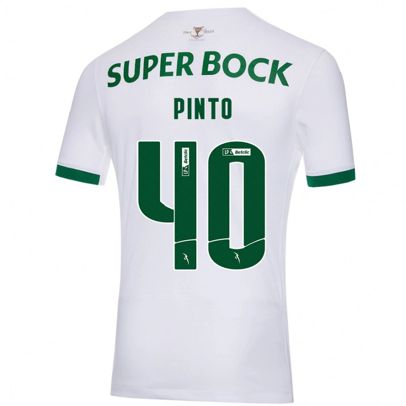 Danxen Men Rita Pinto De Almeida #40 White Green Away Jersey 2024/25 T-Shirt