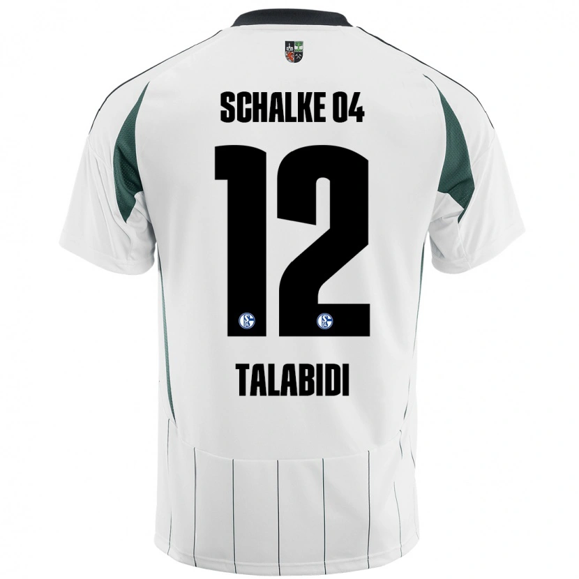 Danxen Men Malik Talabidi #12 White Green Away Jersey 2024/25 T-Shirt