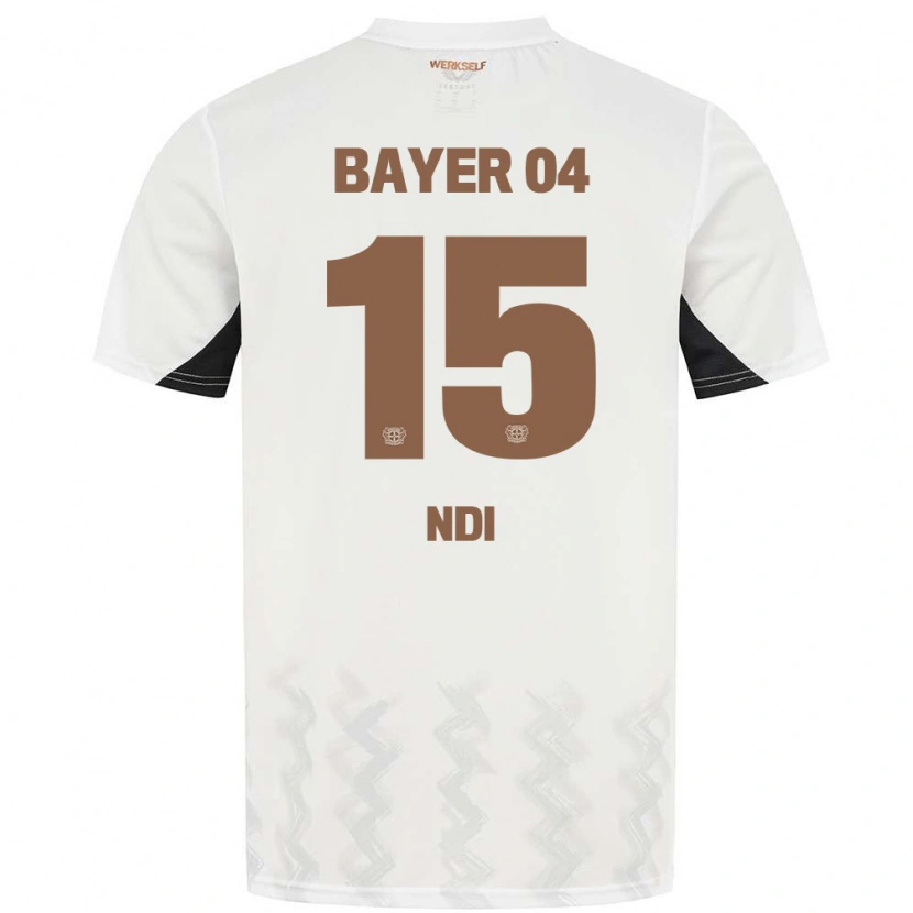 Danxen Men Bradley Ndi #15 White Black Away Jersey 2024/25 T-Shirt