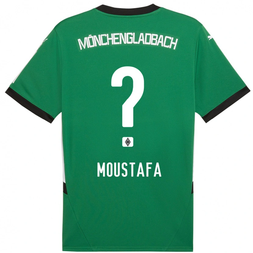 Danxen Men Seif Moustafa #0 Green White Away Jersey 2024/25 T-Shirt