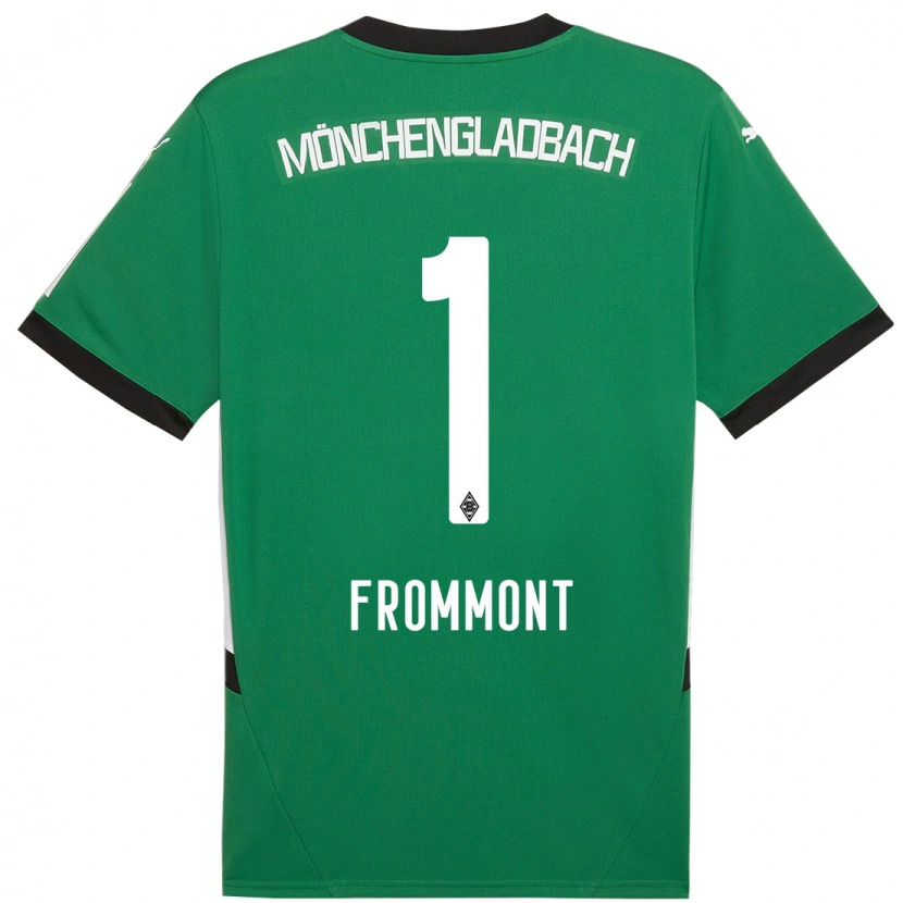 Danxen Men Romina Frommont #1 Green White Away Jersey 2024/25 T-Shirt