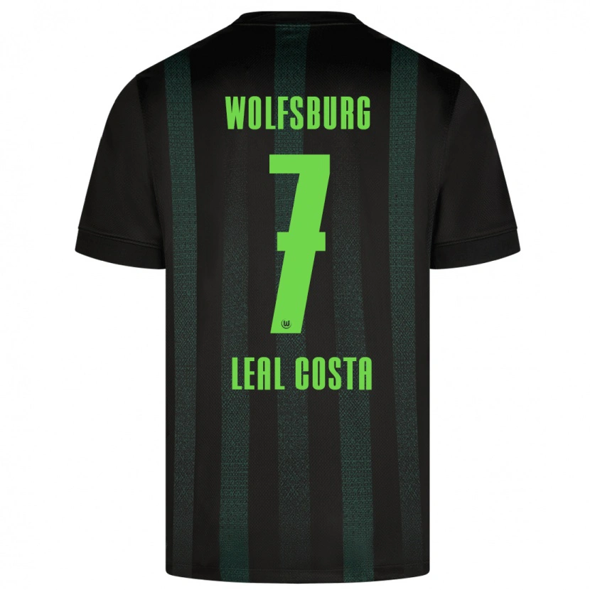 Danxen Men David Leal Costa #7 Dark Green Away Jersey 2024/25 T-Shirt