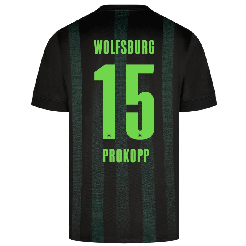 Danxen Men Oskar Prokopp #15 Dark Green Away Jersey 2024/25 T-Shirt