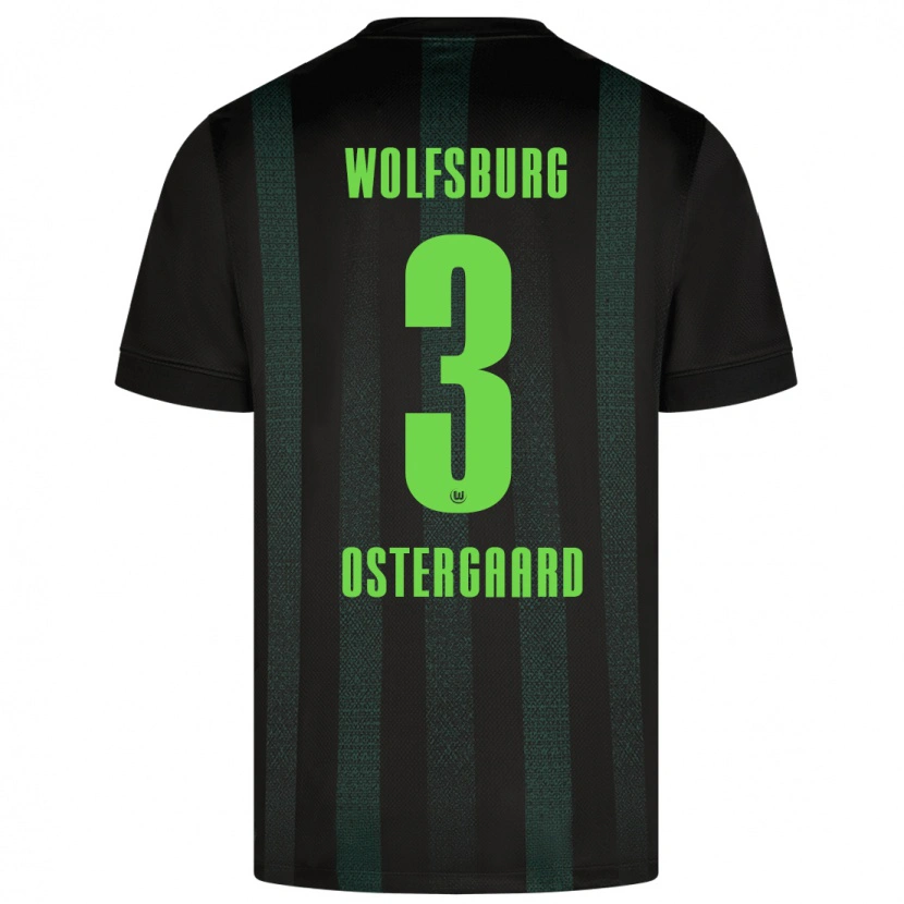 Danxen Men Christian Östergaard #3 Dark Green Away Jersey 2024/25 T-Shirt