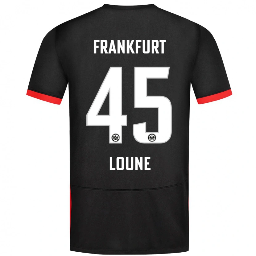 Danxen Men Mehdi Loune #45 Black Away Jersey 2024/25 T-Shirt