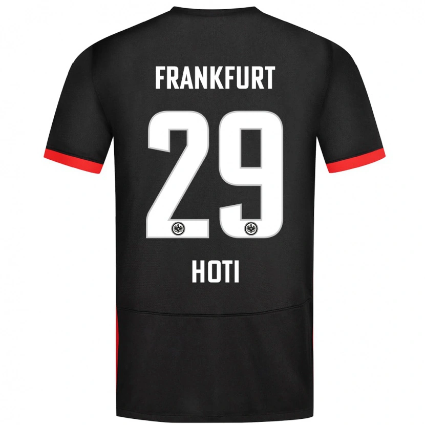 Danxen Men Leart Hoti #29 Black Away Jersey 2024/25 T-Shirt