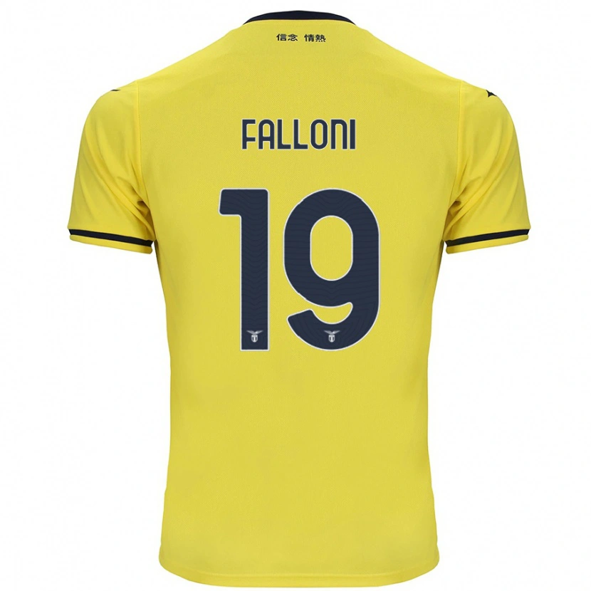 Danxen Men Ludovica Falloni #19 Yellow Away Jersey 2024/25 T-Shirt