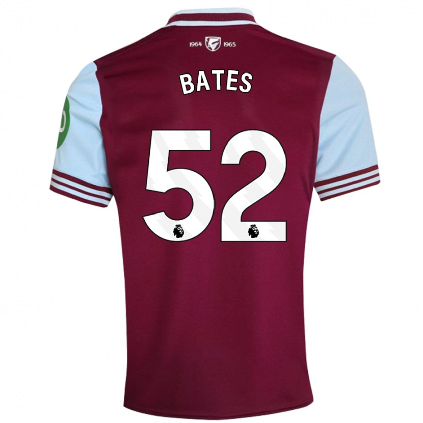 Danxen Women Billy Bates #52 Dark Red Home Jersey 2024/25 T-Shirt