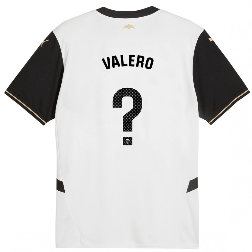Danxen Women Iván Valero #0 White Black Home Jersey 2024/25 T-Shirt