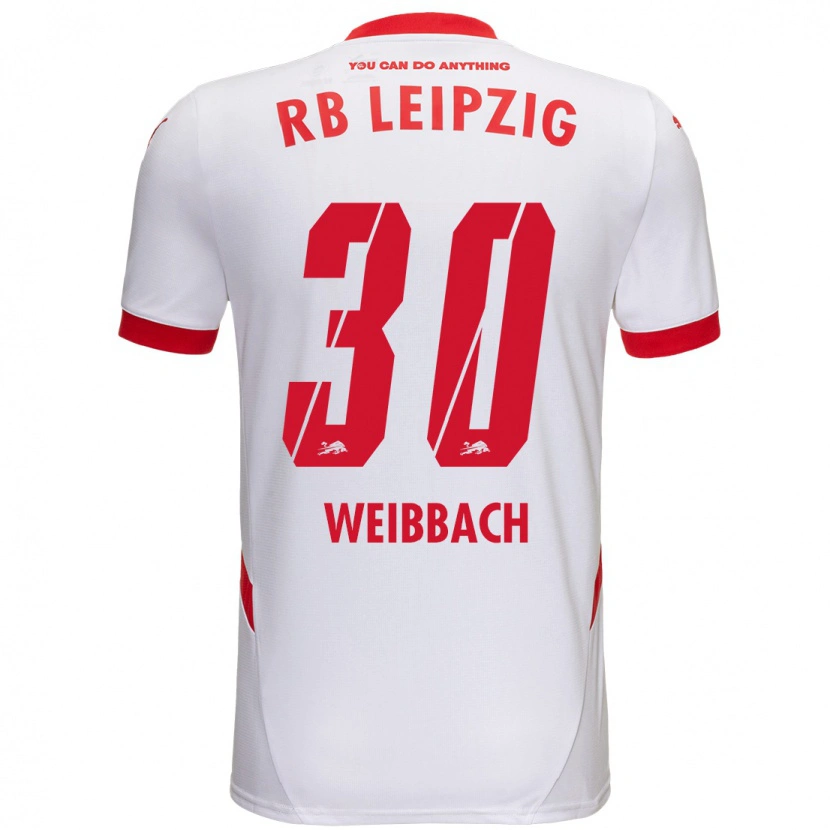 Danxen Women Noah Weißbach #30 White Red Home Jersey 2024/25 T-Shirt