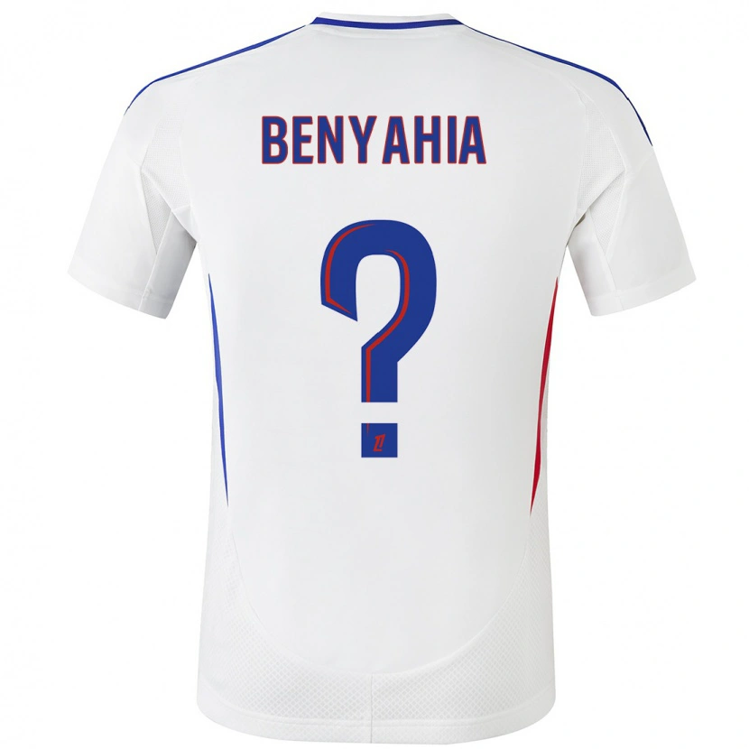 Danxen Women Inès Benyahia #0 White Blue Home Jersey 2024/25 T-Shirt