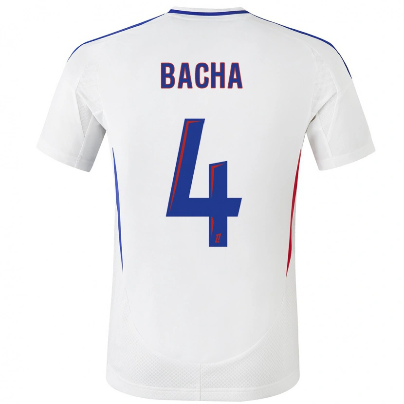 Danxen Women Selma Bacha #4 White Blue Home Jersey 2024/25 T-Shirt