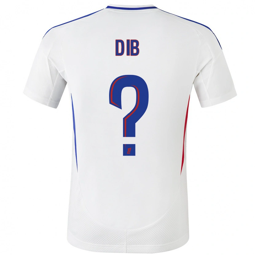 Danxen Women Djibrail Dib #0 White Blue Home Jersey 2024/25 T-Shirt