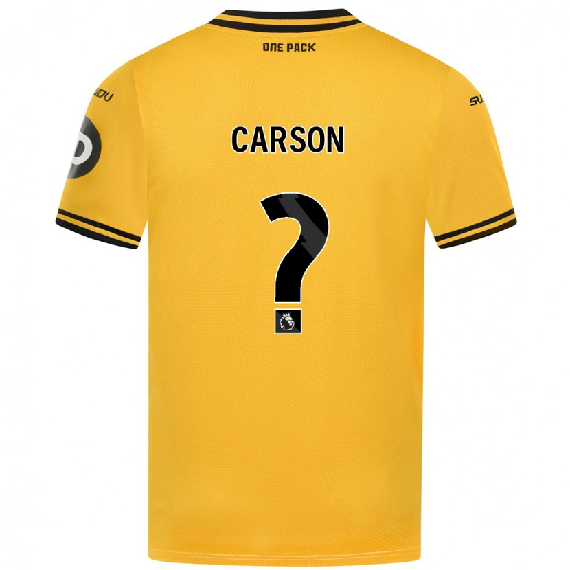 Danxen Women Hayden Carson #0 Yellow Home Jersey 2024/25 T-Shirt