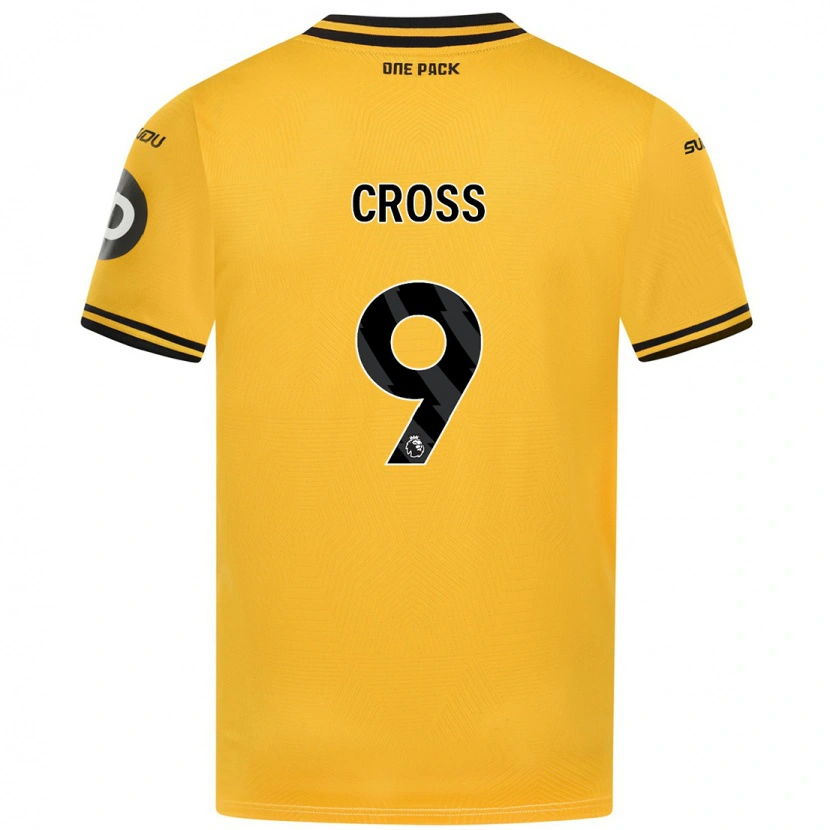Danxen Women Jade Cross #9 Yellow Home Jersey 2024/25 T-Shirt