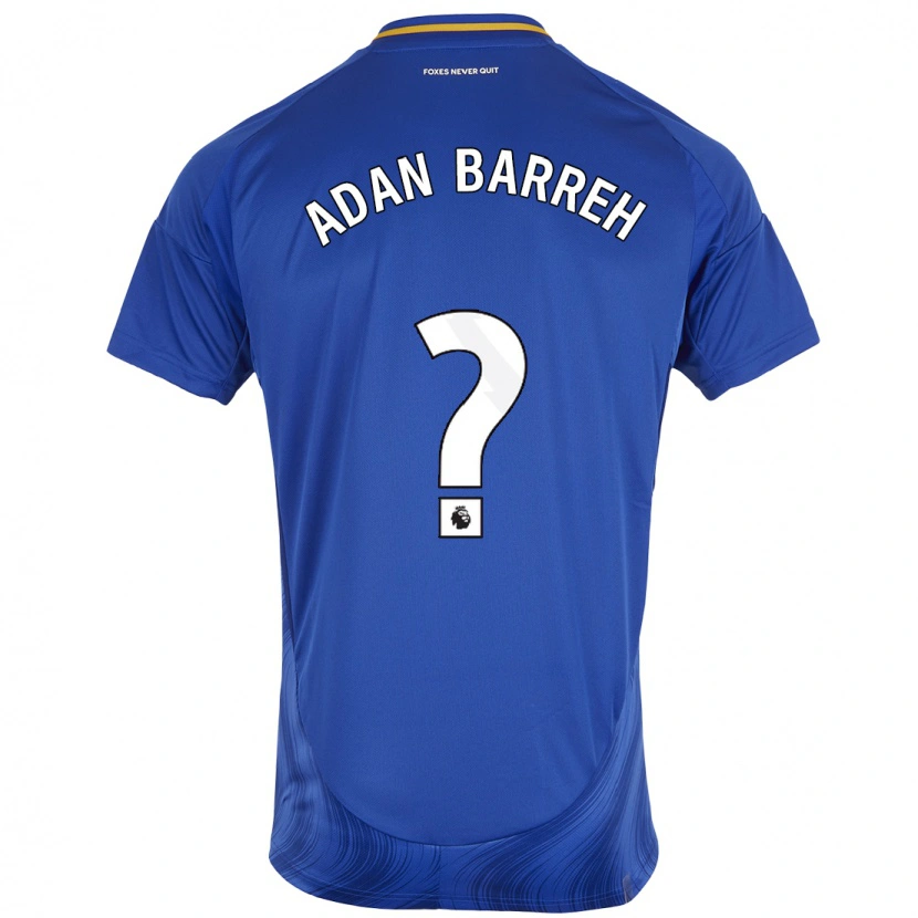 Danxen Women Hassan Adan Barreh #0 Blue White Home Jersey 2024/25 T-Shirt