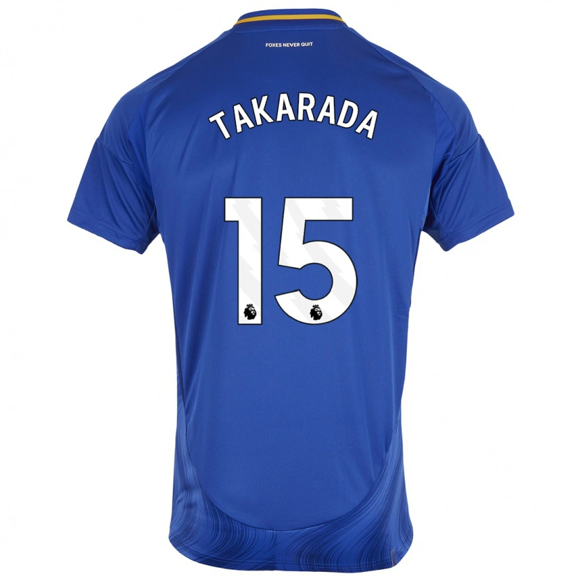 Danxen Women Saori Takarada #15 Blue White Home Jersey 2024/25 T-Shirt