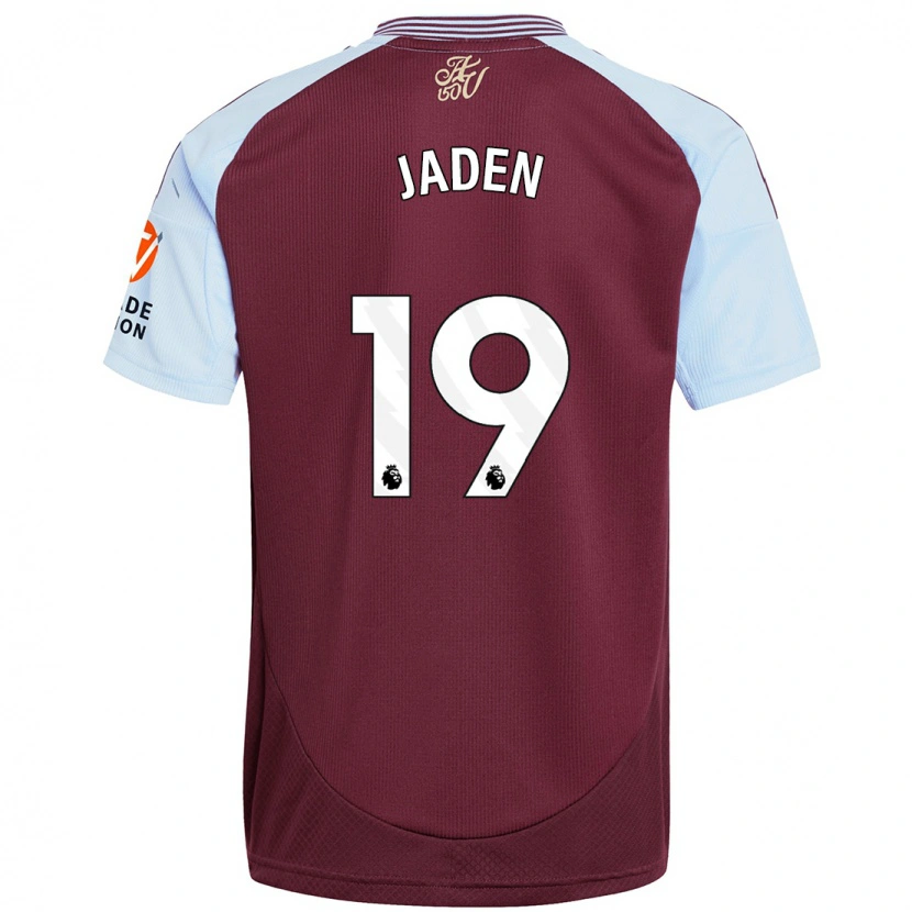 Danxen Women Jaden Philogene #19 Burgundy Sky Blue Home Jersey 2024/25 T-Shirt