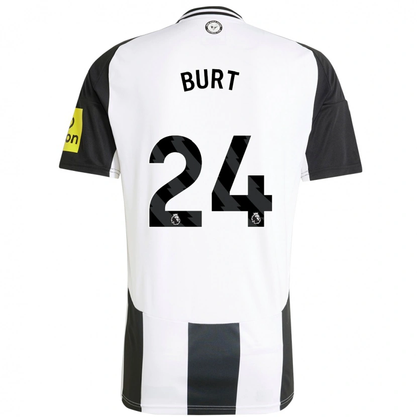 Danxen Women Daisy Burt #24 White Black Home Jersey 2024/25 T-Shirt