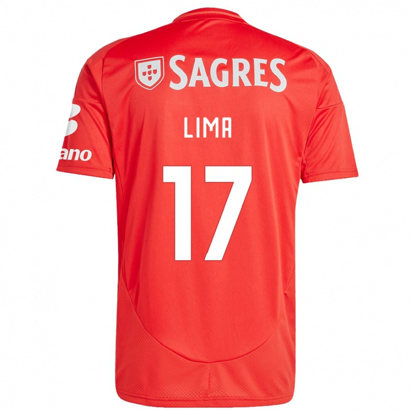 Danxen Women Ivan Lima #17 Red White Home Jersey 2024/25 T-Shirt