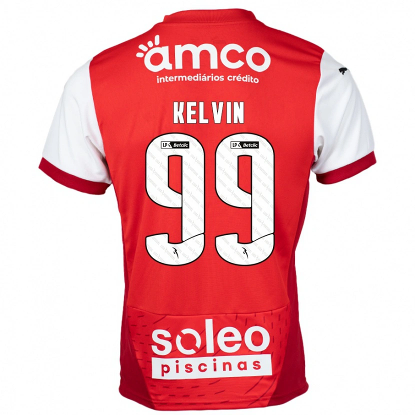 Danxen Women Kauan Kelvin #99 Red White Home Jersey 2024/25 T-Shirt