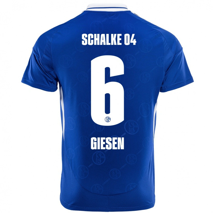 Danxen Women Tim Giesen #6 Royal Blue Home Jersey 2024/25 T-Shirt