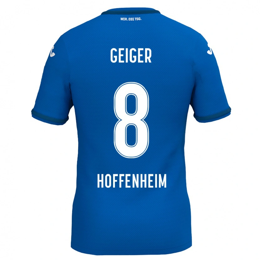 Danxen Women Dennis Geiger #8 Royal Blue Home Jersey 2024/25 T-Shirt