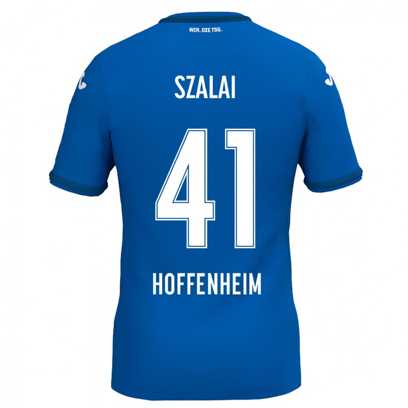 Danxen Women Attila Szalai #41 Royal Blue Home Jersey 2024/25 T-Shirt