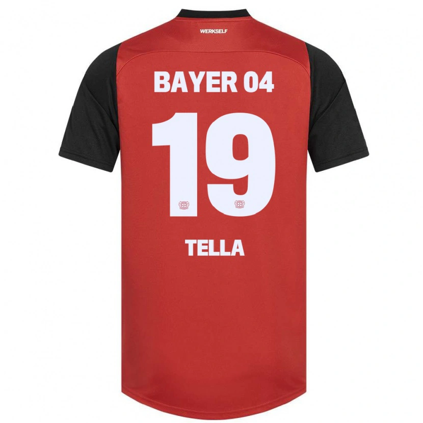 Danxen Women Nathan Tella #19 Red Black Home Jersey 2024/25 T-Shirt