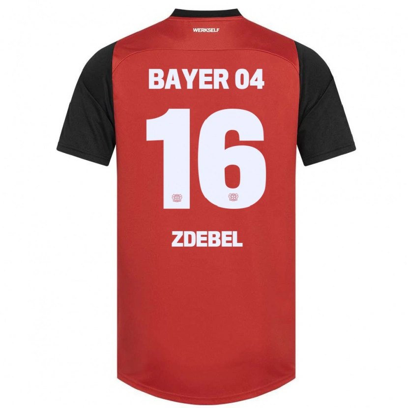 Danxen Women Sofie Zdebel #16 Red Black Home Jersey 2024/25 T-Shirt