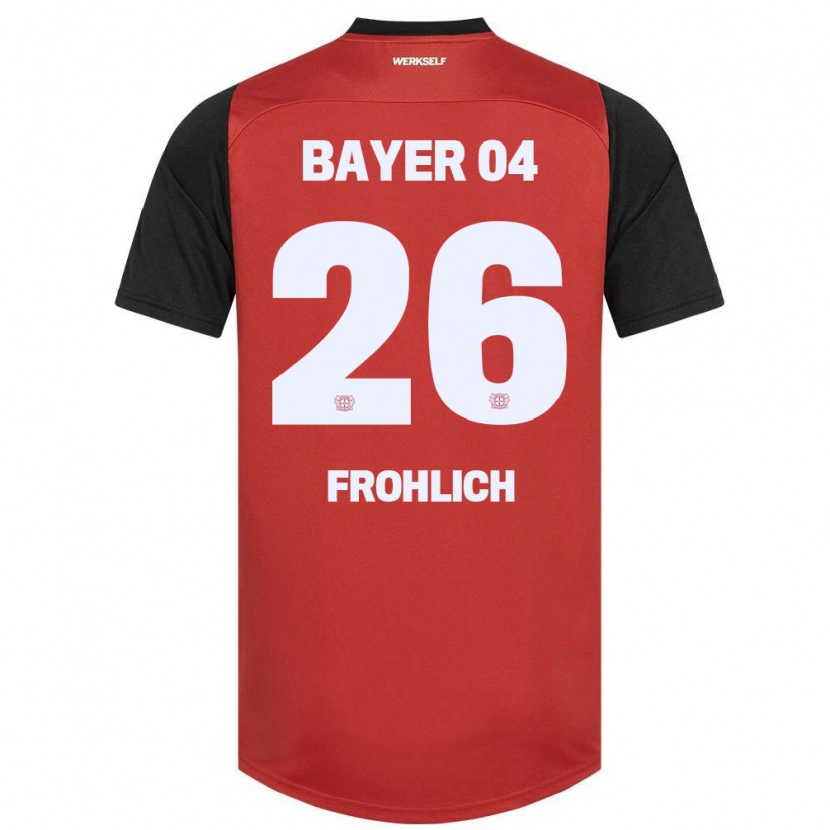 Danxen Women Clara Fröhlich #26 Red Black Home Jersey 2024/25 T-Shirt