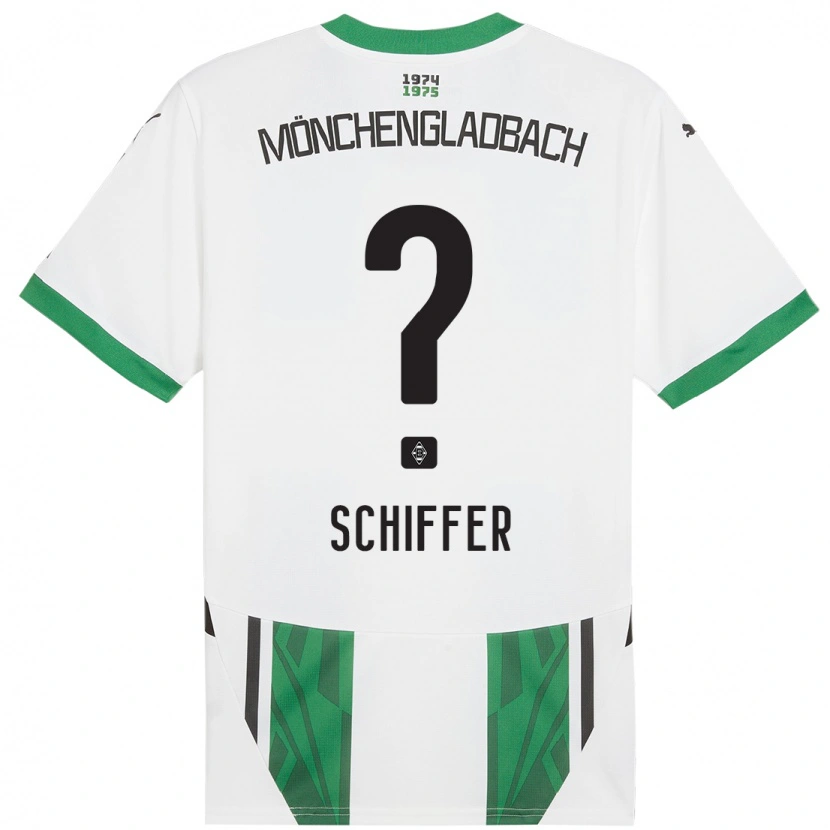 Danxen Women Ben Schiffer #0 White Green Home Jersey 2024/25 T-Shirt