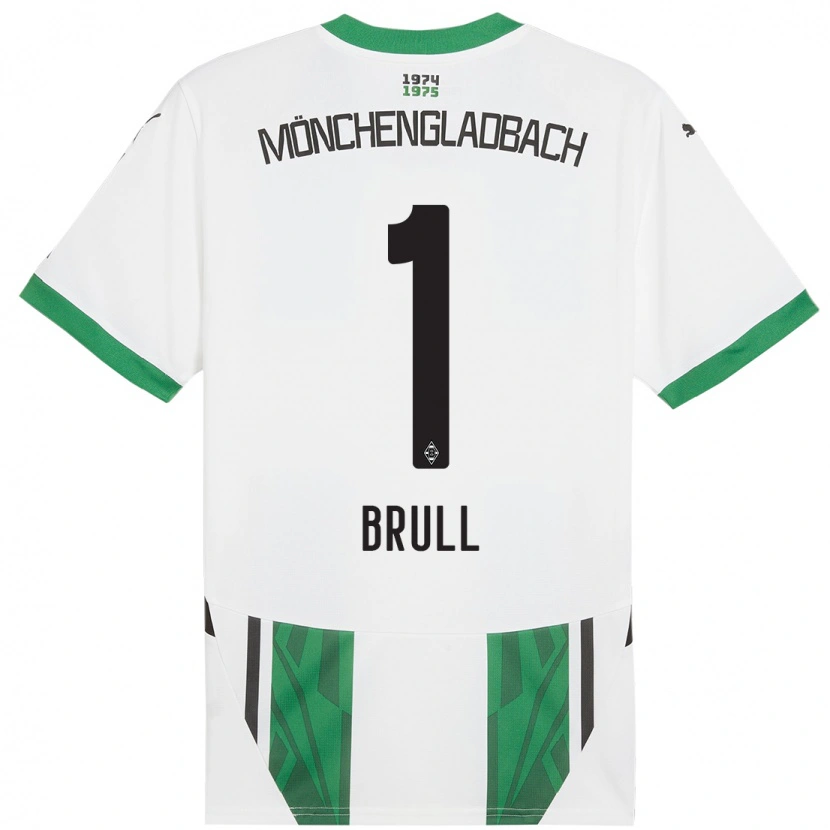 Danxen Women Maximilian Brüll #1 White Green Home Jersey 2024/25 T-Shirt