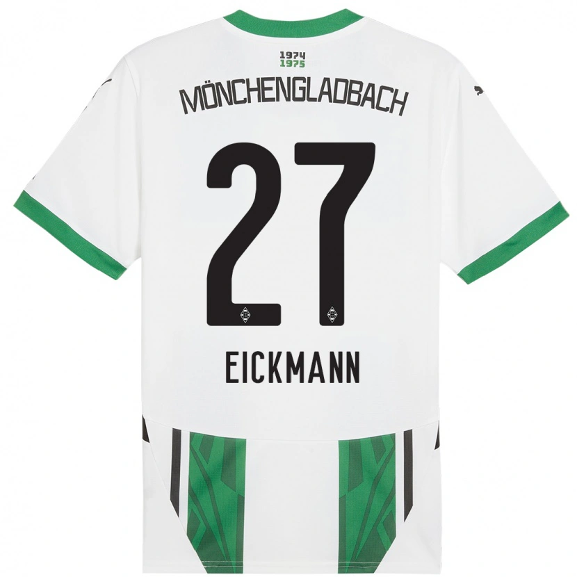 Danxen Women Mia Eickmann #27 White Green Home Jersey 2024/25 T-Shirt