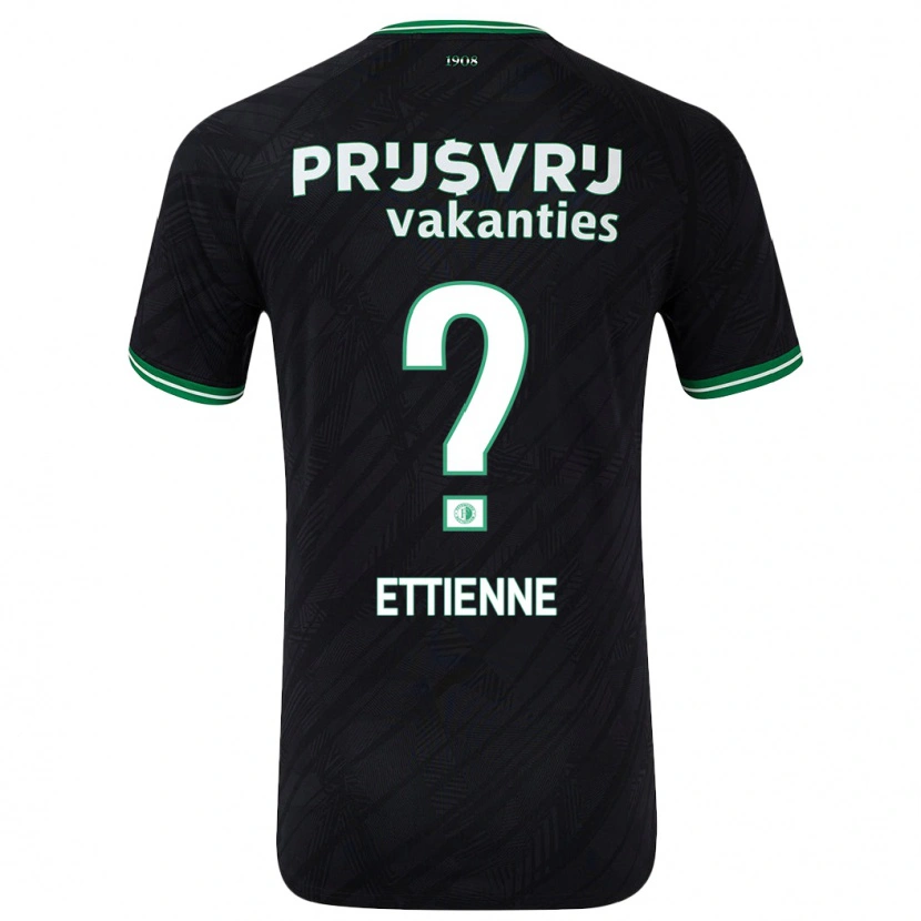 Danxen Women Jayden Ettienne #0 Black Green Away Jersey 2024/25 T-Shirt