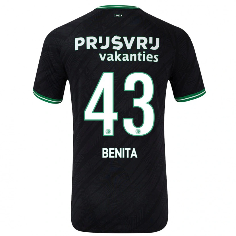 Danxen Women Mimeirhel Benita #43 Black Green Away Jersey 2024/25 T-Shirt