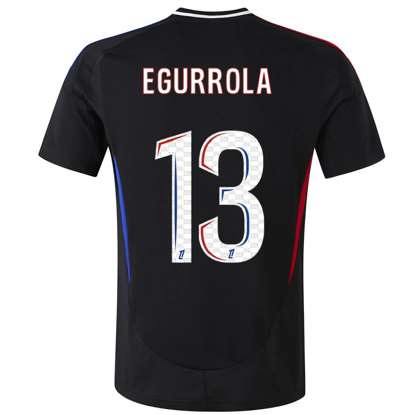 Danxen Women Damaris Egurrola #13 Black Away Jersey 2024/25 T-Shirt