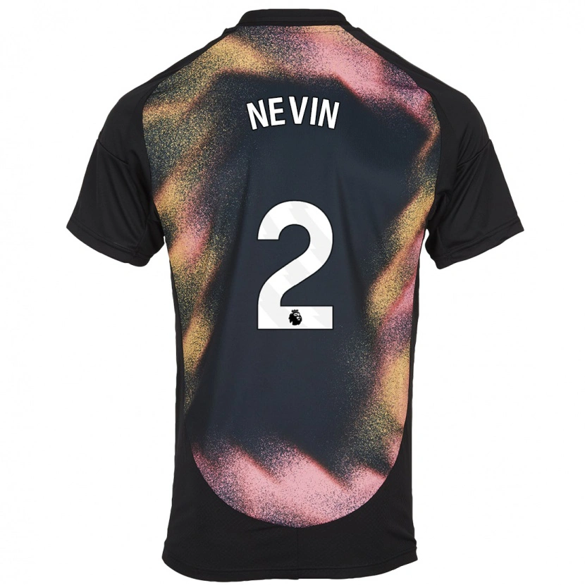 Danxen Women Courtney Nevin #2 Black White Away Jersey 2024/25 T-Shirt