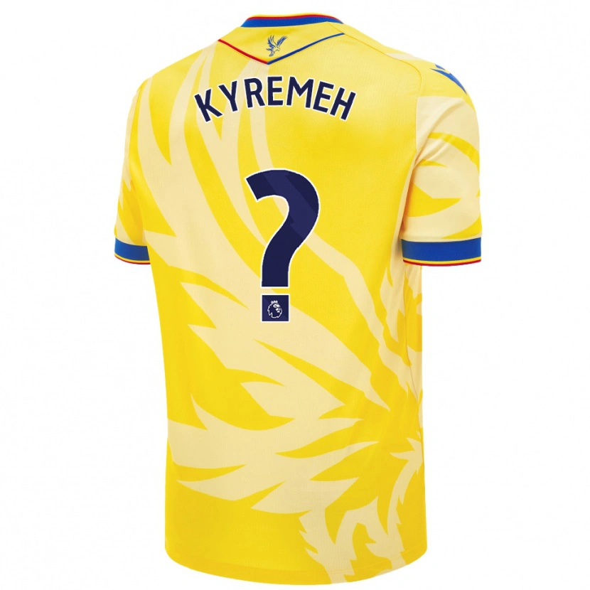 Danxen Women Jerome Kyremeh #0 Yellow Away Jersey 2024/25 T-Shirt