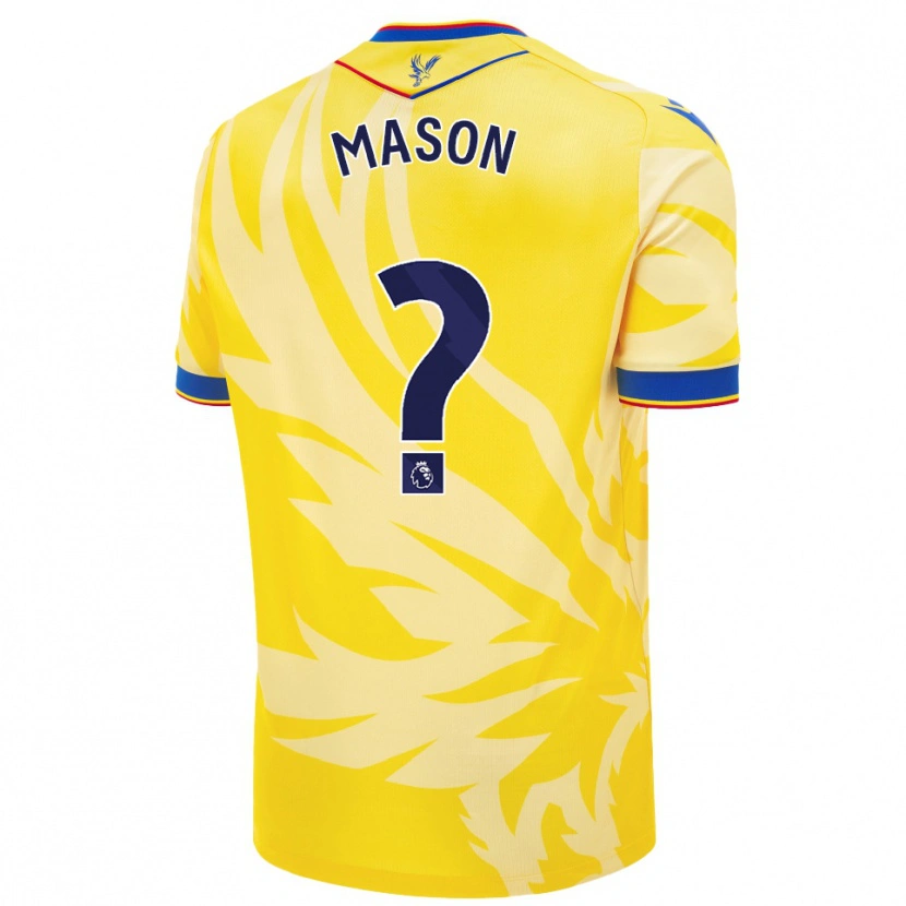 Danxen Women Jack Mason #0 Yellow Away Jersey 2024/25 T-Shirt